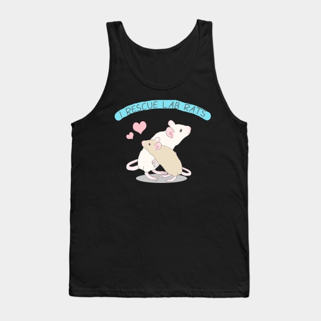 I rescue Lab rats Tank Top by Danielle